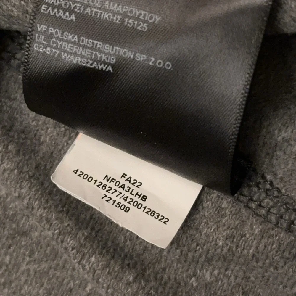 The North Face Tech‎ 1/4 Zip Fleece Men's Large Gray Dan-O's Seasoning